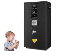 ylpddmm Distributeur d'eau Chaude électrique Professionnel, Chauffe-Eau, 50 L/60 L/80 L/Heure, Acier Inoxydable, Grande capacité, 2500 W, pour Restaurant, hôtel, Bureau,Black-80L