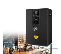 ylpddmm Distributeur d'eau Chaude électrique Professionnel, Chauffe-Eau, 50 L/60 L/80 L/Heure, Chauffe-Eau Mural, Bouilloire,par Étape, pour Café, Thé, Bureau,Black-50L