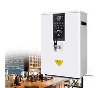 ylpddmm Distributeur d'eau Chaude électrique Professionnel, Chauffe-Eau, 50 L/60 L/80 L/Heure, Chauffe-Eau Mural, Bouilloire,par Étape, pour Café, Thé, Bureau,White-50L