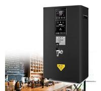 ylpddmm Distributeur d'eau Chaude électrique Professionnel, Chauffe-Eau, 50 L/60 L/80 L/Heure, Chauffe-Eau Mural, Bouilloire,par Étape, pour Café, Thé, Bureau,Black-60L