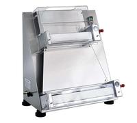 ylpddmm Formeuse à Pizzas, Laminoir à pâte à Pizza électrique 370 W, en Acier Inoxydable, épaisseur réglable, pour boulangeries, pizzerias et Restaurants