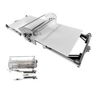 ylpddmm Laminoir électrique Domestique pour pâte feuilletée, Laminoir à PâTe Pliable Professionnel, Réglage d'Épaisseur Ajustable 0.07"-1.18", pour Croissants et PâTe FeuilletéE