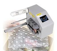 ylpddmm Machine à Coussin d'air Air Bag Machine à Bulles Air Oreiller Machine à Bulles d'air de Remplissage Machine pour l'emballage, Vitesse de gonflage 16 m/Min, 200 W,White