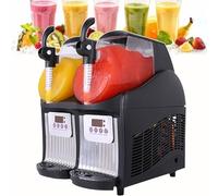 ylpddmm Machine à granité pour la Maison, Machine à Glace,Broyeur à Glace Electrique, pour Cocktail glacé, cônes de Neige, granité et Glace pilée,Réservoirs 2x2.5L
