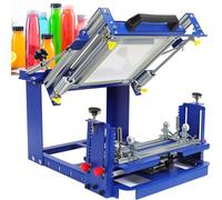 ylpddmm Machine de sérigraphie pour Bouteilles Courbes, Machine de sérigraphie pour cylindres de 80 mm de diamètre, avec Structure Push-Pull et réglage de la Hauteur du châssis Principal arrière
