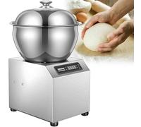 ylpddmm Pétrin Professionnel 5/8 kg, avec minuterie et Double Rotation, avec Bol en Acier Inoxydable, pour pâte à Pain et Pizza, Usage Domestique et Professionnel 8KG