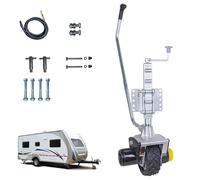 ylpddmm Roue Jockey Motorisée en Aluminium 12V 550W, Chariot De Remorque électrique, pour Déménageur de Remorque, Remorque de 21 cm de Diamètre, Charge maximale 498 kg