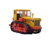 YLQERZ Classique Die Cast Modèle 1:43 pour Modèle De Tracteur À Chenilles T-50B (Orange) Échelle Ornements en Métal Alliage Collection Jouet Voiture Miniature De Collection