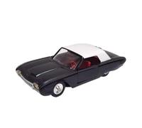 YLQERZ Classique Die Cast Modèle 1:43 pour Thunderbird Alliage Moulé sous Pression Décoration Statique Voiture Sport Passe-Temps pour Petit Ami (Noir) Miniature De Collection