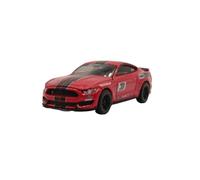 YLQERZ Classique Die Cast Modèle 1:64 pour Ford Shelby GT350 2016 Cobra Modèle De Voiture Ornements en Métal Rouge Miniature De Collection