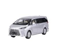 YLQERZ Classique Die Cast Modèle 1:64 pour Lexus LM500h MPV Nanny Car Alloy Car Passionnés Collection Souvenir Modèle (Argent) Miniature De Collection