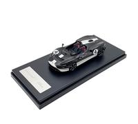 YLQERZ Classique Die Cast Modèle 1:64 pour McLaren Elva Black Alloy Model Décoration De Bureau Et Décoration Élégante pour Les Amateurs Voitures Miniature De Collection