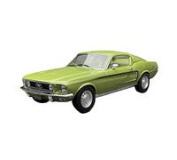 YLQERZ Classique Die Cast Modèle Figurine Statique en Métal sans Porte pour Ford Mustang GT 1968 Échelle 1/12 Verte Miniature De Collection