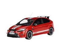 YLQERZ Classique Die Cast Modèle Ford Focus Mk2 RS Rouge 2010 Jouet Souvenir Collection Statique Rouge Échelle 1:18 Miniature De Collection