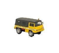 YLQERZ Classique Die Cast Modèle Modèle De Camion Militaire Multifonctionnel Pinzgauer en Résine Jaune Échelle 1/43 Jouet De Collection Miniature De Collection