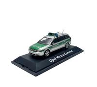 YLQERZ Classique Die Cast Modèle Modèle De Voiture De Police en Alliage Vectra Caravan 1/43 Décorations De Scène Vertes avec Présentoir Miniature De Collection