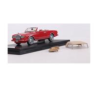YLQERZ Classique Die Cast Modèle Modèle De Voiture De Simulation en Alliage Classique Rolls-Royce Corniche IV Cabriolet 1:64 Miniature De Collection(Red 1)
