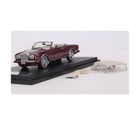 YLQERZ Classique Die Cast Modèle Modèle De Voiture De Simulation en Alliage Classique Rolls-Royce Corniche IV Cabriolet 1:64 Miniature De Collection(Red 2)