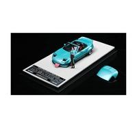 YLQERZ Classique Die Cast Modèle Modèle De Voiture De Sport Mazda MX-5 Moulé sous Pression Échelle 1/64 Collection D'exposition en Métal Ornements Miniature De Collection