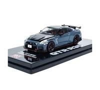 YLQERZ Classique Die Cast Modèle Modèle De Voiture en Alliage Bleu GTR R35 ÉDITION SPÉCIALE 2022 Échelle 1:64 Jouet De Collection Statique Passe-Temps Miniature De Collection