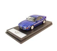YLQERZ Classique Die Cast Modèle Modèle De Voiture en Alliage Métallique pour BMW 850CSi Échelle 1/64 Décoration De Scène pour Adultes Bleu Miniature De Collection