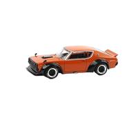 YLQERZ Classique Die Cast Modèle Modèle De Voiture en Alliage Moulé sous Pression À Petite Échelle pour Nissan Skyline GT-R V8 Drift 1/64 Miniature De Collection