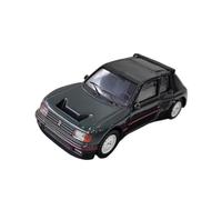 YLQERZ Classique Die Cast Modèle Modèle De Voiture en Alliage Moulé sous Pression pour Peugeot 205 T16 1987 Échelle 1:43 Jouet Souvenir (Noir) Miniature De Collection