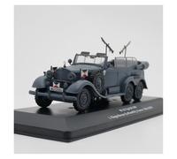 YLQERZ Classique Die Cast Modèle Modèle De Voiture Militaire en Alliage Bleu Échelle 1:43 pour Mercedes-Benz W-31 Typ G4 Décoration D'intérieur Miniature De Collection