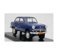 YLQERZ Classique Die Cast Modèle Modèle De Voiture Moulé sous Pression Moskvich 410 Jouet en Métal Ornements Souvenirs De Loisirs (Bleu) Miniature De Collection