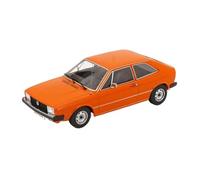 YLQERZ Classique Die Cast Modèle Modèle De Voiture Statique en Alliage Moulé sous Pression À L'échelle 1:18 pour VW Scirocco 1 GTI 1976 Jouet Souvenir Miniature De Collection(Orange)