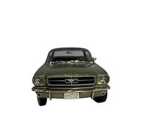 YLQERZ Classique Die Cast Modèle Modèle De Voiture Statique en Alliage Moulé sous Pression pour Ford Mustang Hardtop 1966 Échelle 1:18 Collection Hobby Miniature De Collection(Blue)