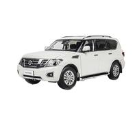 YLQERZ Classique Die Cast Modèle Modèle De Voiture Tout-Terrain en Alliage pour Nissan Patrol Y62 2018 Échelle 1:18 SUV Entièrement Ouvert Ornements Miniature De Collection