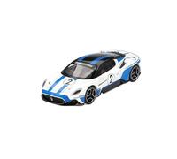 YLQERZ Classique Die Cast Modèle Modèle en Alliage 6407 pour Maserati MC20 Jantes Blanches Et Bleues Échelle 1:64 pour Passionnés Et Collectionneurs Miniature De Collection
