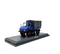 YLQERZ Classique Die Cast Modèle Modèle en Alliage Bleu 1/43 pour Mercedes-Benz 406 Décoration Voiture Interactive Dynamique pour Les Passionnés Miniature De Collection
