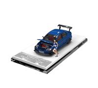 YLQERZ Classique Die Cast Modèle Modèle Réduit De Voiture Moulé sous Pression en Métal pour Lancer Evolution IX Collection D'ornements Échelle 1/64 Miniature De Collection(Blue 2)