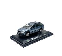YLQERZ Classique Die Cast Modèle Modèle Réduit en Alliage Moulé sous Pression À L'échelle 1/43 pour Skoda Octavia Scout, Ornement De Bibliothèque Bleu Miniature De Collection
