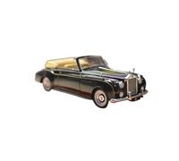 YLQERZ Classique Die Cast Modèle Modèle Réduit Voiture en Résine Rolls-Royce Silver Cloud II 1:43 Mobilier Statique Ornements Loisirs Créatifs Souvenirs Miniature De Collection(Black)