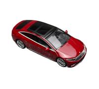 YLQERZ Classique Die Cast Modèle Modèle Voiture Alliage pour Benz EQS 580 4MATIC Échelle 1:64 Décoration Statique pour La Maison Souvenir Loisir (Rouge) Miniature De Collection