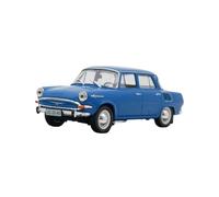 YLQERZ Classique Die Cast Modèle Modèle Voiture Miniature en Métal pour Skoda 1000 MB Diecas Échelle 1:43 Collection en Alliage Affichage Statique (Bleu) Miniature De Collection