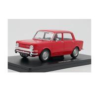 YLQERZ Classique Die Cast Modèle Modèle Voiture Moulé sous Pression en Métal pour Simca 1000 1976 Statique Collection Loisir (Rouge) 1:24 Miniature De Collection