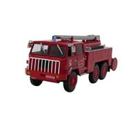 YLQERZ Classique Die Cast Modèle Modèle Voiture Statique en Alliage Moulé sous Pression pour Camion Pompiers R2087 Décoration (Rouge) À L'échelle 1:43 Miniature De Collection