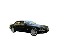 YLQERZ Classique Die Cast Modèle Modèle Voiture Statique Moulé sous Pression en Alliage Entièrement Ouvert pour Jaguar XJ6 X350 Échelle 1/18 Réplique Miniature De Collection(Black)