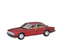 YLQERZ Classique Die Cast Modèle Modèle Voiture Statique Moulé sous Pression en Alliage Entièrement Ouvert pour Jaguar XJ6 X350 Échelle 1/18 Réplique Miniature De Collection(Red)