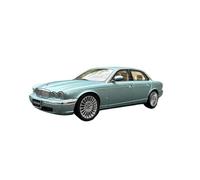 YLQERZ Classique Die Cast Modèle Modèle Voiture Statique Moulé sous Pression en Alliage Entièrement Ouvert pour Jaguar XJ6 X350 Échelle 1/18 Réplique Miniature De Collection(Blue)