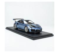 YLQERZ Classique Die Cast Modèle Porsche 911 Gt2rs Spirit Modèle De Voiture À L'échelle 1/18 Collection Adulte Ornements Souvenirs (Bleu) Miniature De Collection