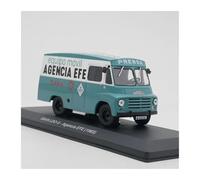 YLQERZ Classique Die Cast Modèle Voiture Miniature en Métal Moulé sous Pression SAVA LDO-5 Agencia EFE 1963 Échelle 1:43 Collection Hobby (Bleu) Miniature De Collection
