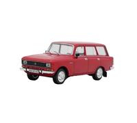 YLQERZ Classique Die Cast Modèle Voiture Moulée sous Pression Moskvich 2137 Modèle De Collection Statique en Métal Souvenir (Rouge) À L'échelle 1:43 Miniature De Collection
