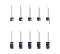 YLQUXEUV 200pcs 10V 16V 25V 50V 0.1uF-220uF Radial Capacitors Set 15Values Electrolytic Capacitor Assortment Kit 0.22uf 2.2uf 100uf