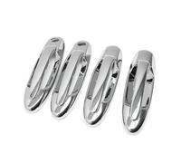 Ylrng Couverture poignée porte extérieure voiture Garniture Chromée De Poignée Porte Pour LAND Pour CRUISER 100 Pour LC100 UZJ100 FZJ100 Pour LX470 1998-2007