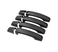 Ylrng Couverture poignée porte extérieure voiture Poignée De Porte Extérieure Voiture Cache Noir Brillant Pour Range Pour Rover Pour Sport Pour Discovery 4 Pour LR4 Pour Freelander(TYPE A)